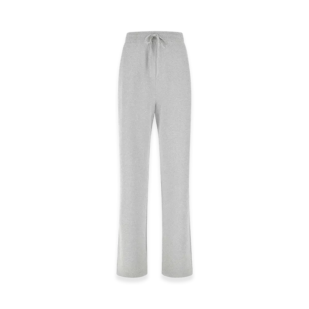 PRADA Women's Cashmere Blend Joggers "Silver"