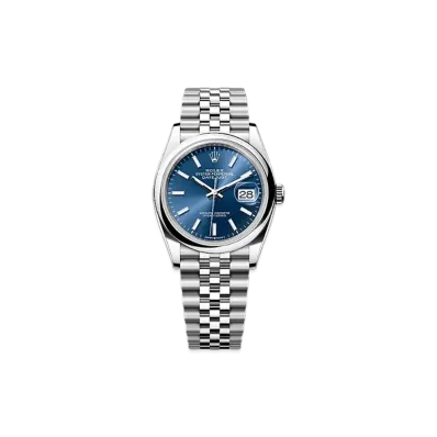 ROLEX Datejust 36 Oystersteel "Blue"