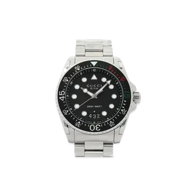 GUCCI Dive XL "Black/Stainless Steel"