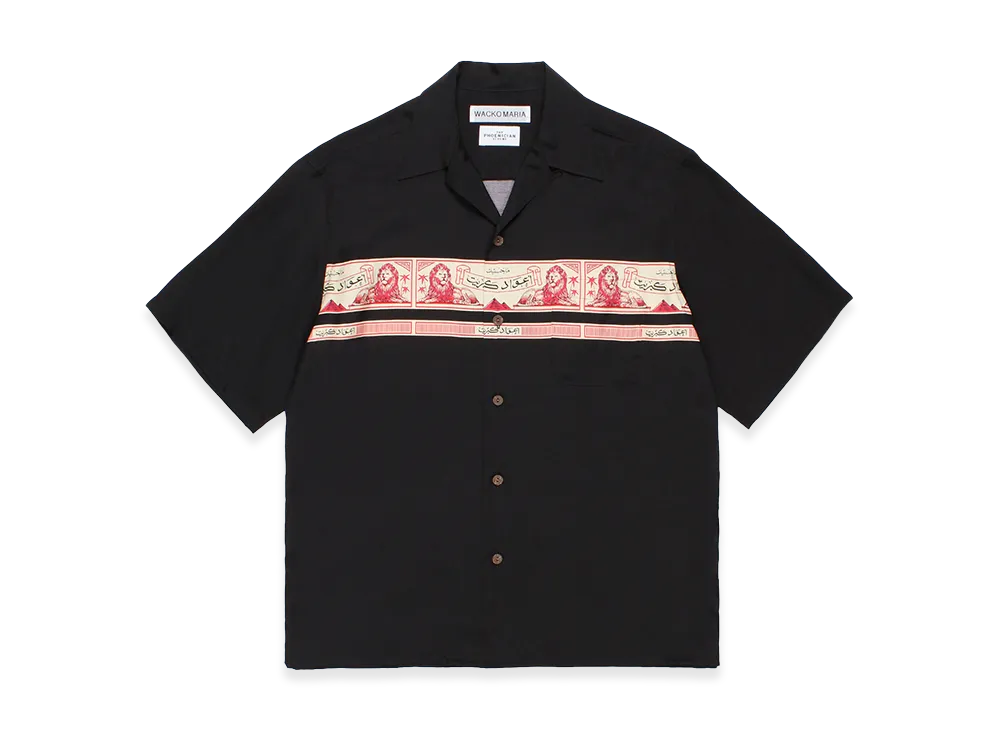 WACKO MARIA x The Phoenician Scheme Hawaiian Shirt "Black"