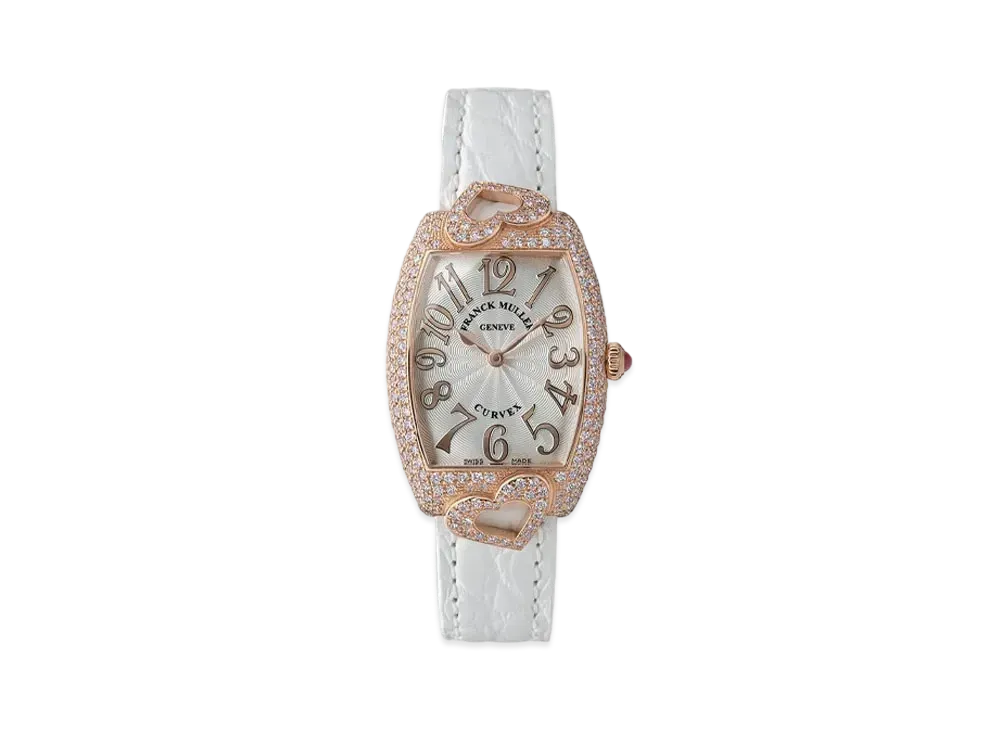 FRANCK MULLER Cintree Curvex Coeur Relief Diamond