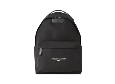 STELLA McCARTNEY Farabella Logo Go Backpack "Black White"