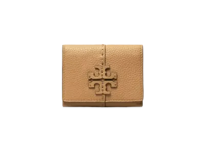 Tory Burch McGraw Flap Card Case "Tiramisu"