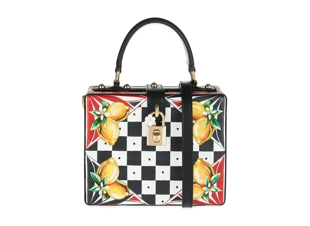 Dolce&Gabbana Dolce Box Bag Dauphine Calfskin Calette & Remorph Print "Multicolor"