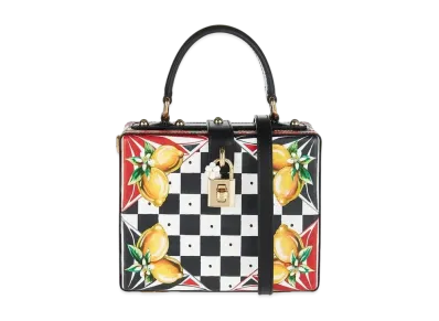 Dolce&Gabbana Dolce Box Bag Dauphine Calfskin Calette & Remorph Print "Multicolor"