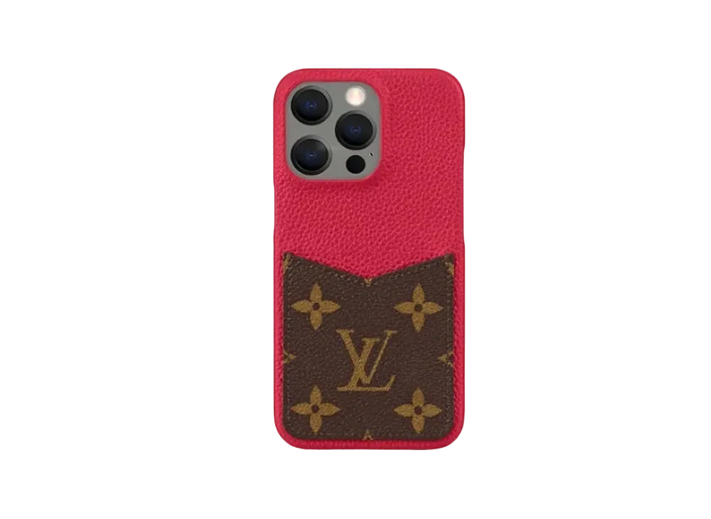 Louis Vuitton IPhone Bumper 13 Pro Monogram "Scarlet"