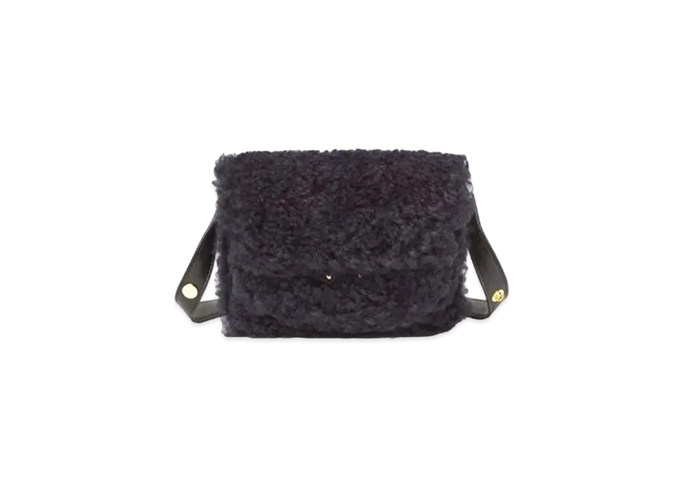 Marni TRUNK Bag in Shearling and Calfskin