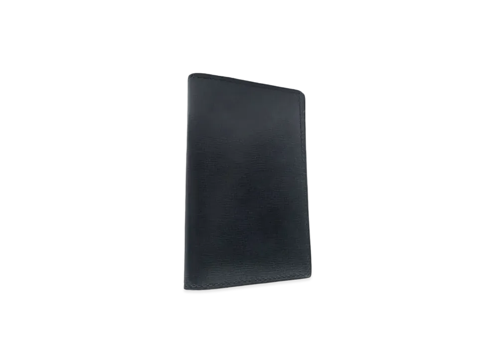Valextra Business Card Case "Navy"