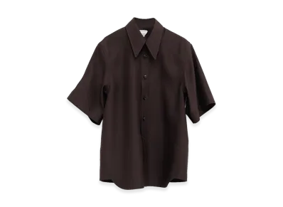 Bottega Veneta Women's Short Sleeve Shirt "Brown"