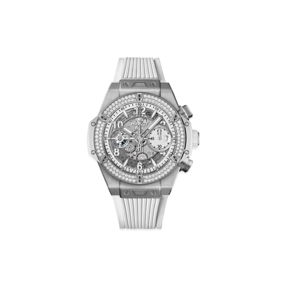 HUBLOT Big Bang Unico Titanium White Diamonds 42mm