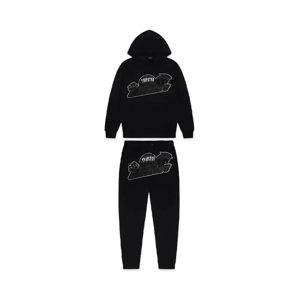 TRAPSTAR Shooters Hoodie Tracksuit "Blackout"
