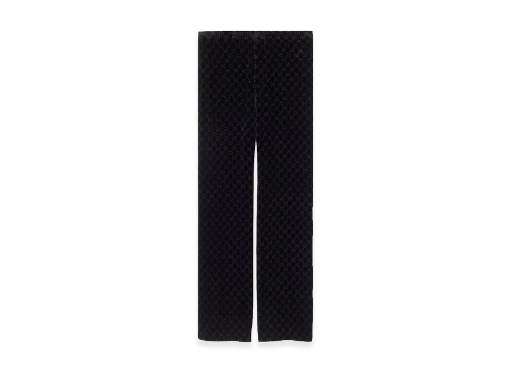 GUCCI 'GG' Velvet Pants "Black"