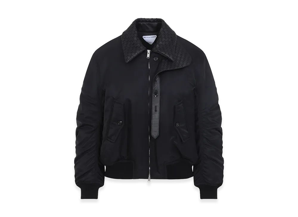 Bottega Veneta Women's Intrecciato Jacket "Black"