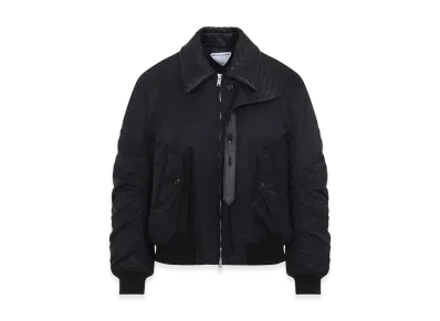 Bottega Veneta Women's Intrecciato Jacket "Black"