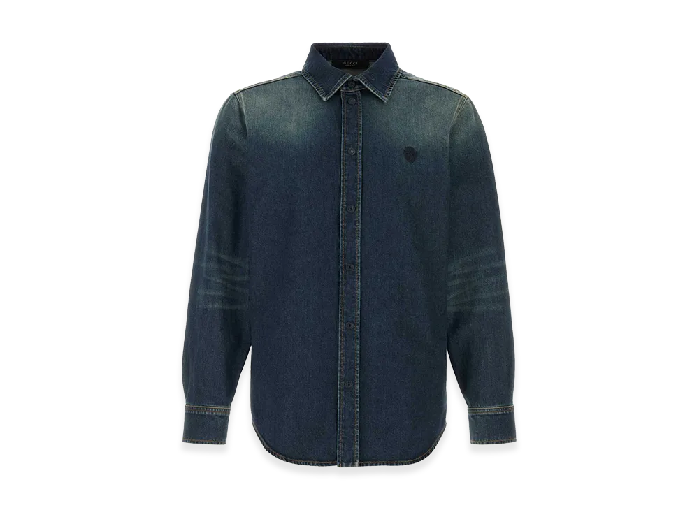GUCCI Denim Shirt "Blue"