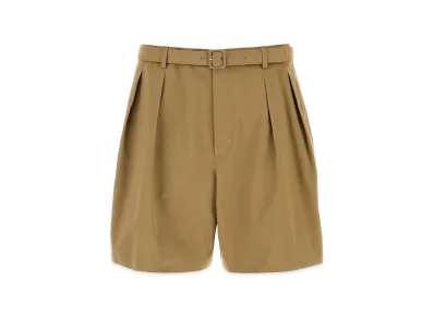 Saint Laurent Drill Bermuda Shorts "Beige"