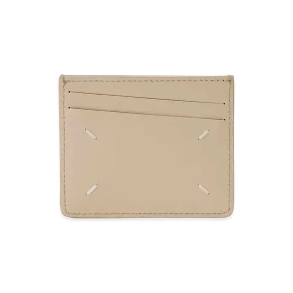 Maison Margiela Cow Leather Card Holder "Beige"