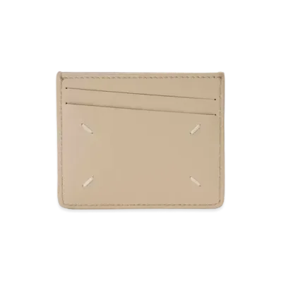 Maison Margiela Cow Leather Card Holder "Beige"