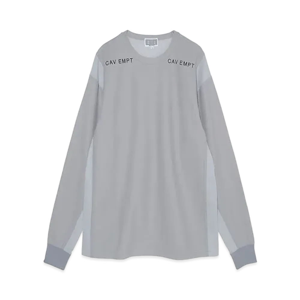 Cav Empt (C.E) MESH LONG SLEEVE T "Grey"