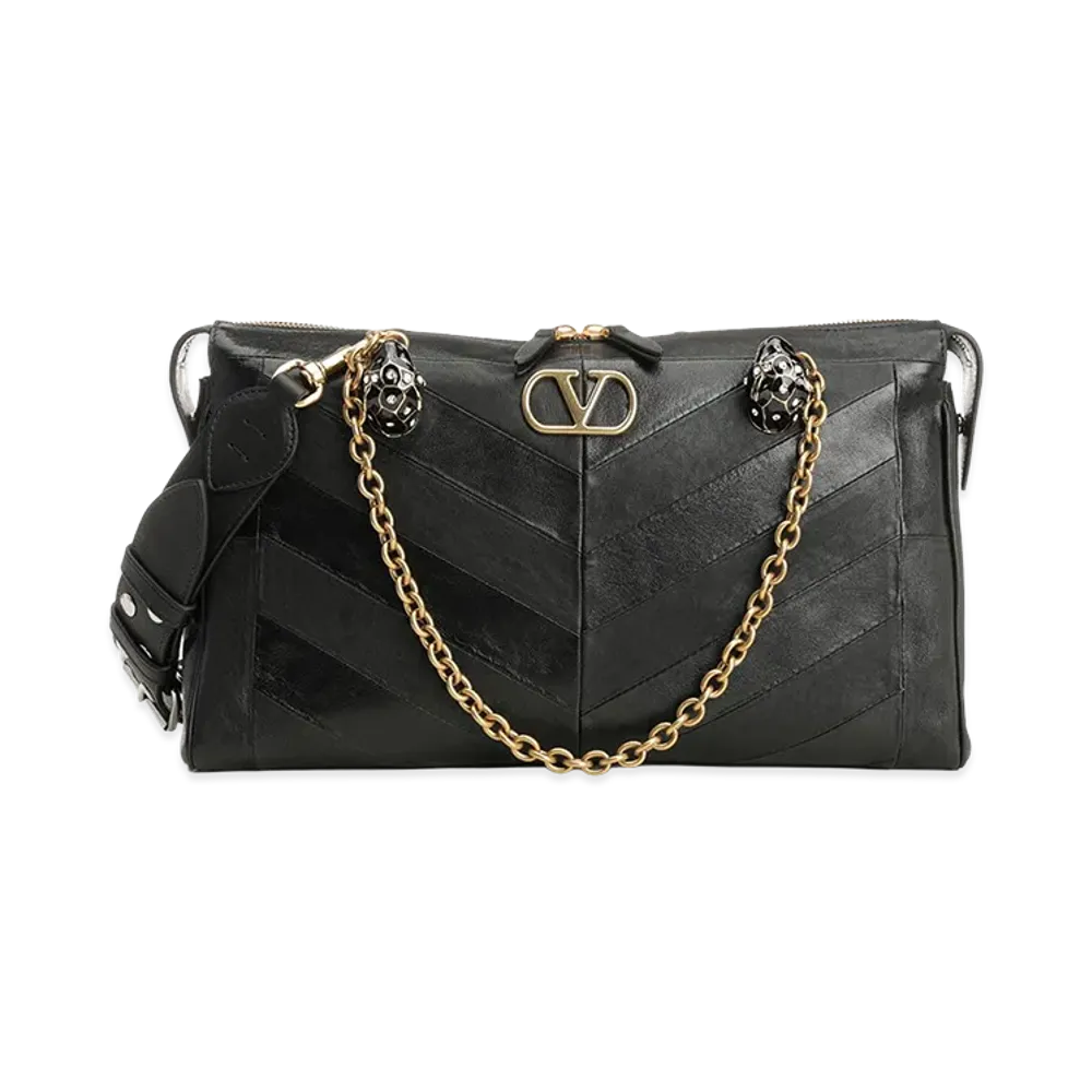 Valentino Women's Medium Panthea Bag "Black"