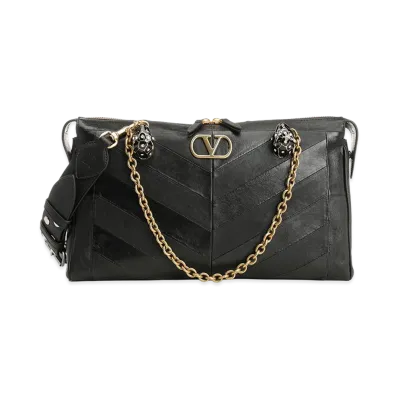 Valentino Women's Medium Panthea Bag "Black"
