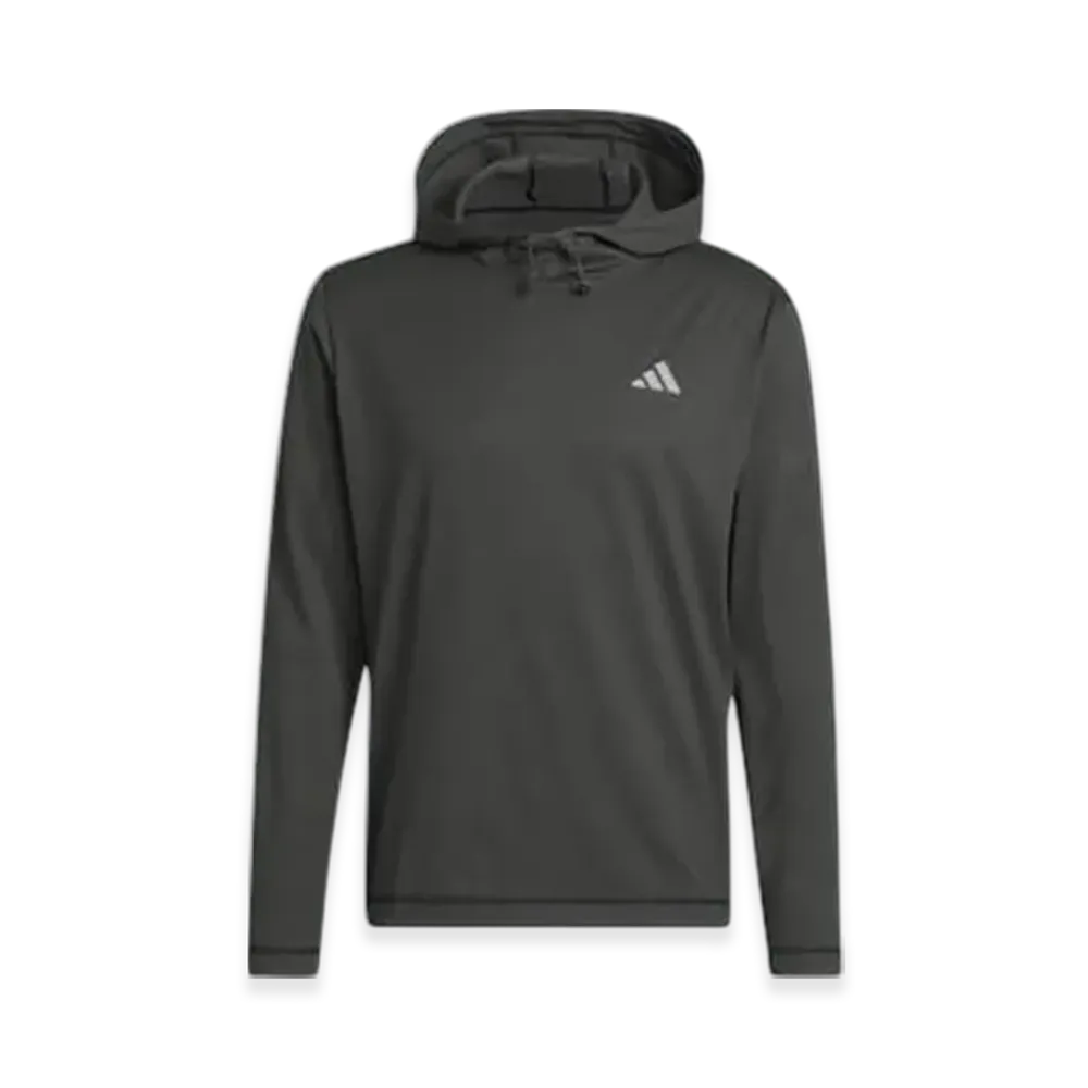 adidas Golf Lightweight Hoodie "Black/Grey Six"