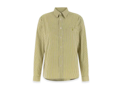 Saint Laurent Women's Cassandre Shirt "Green"