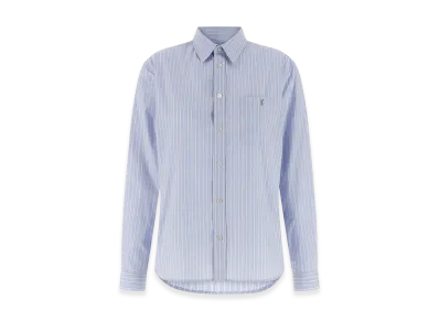 Saint Laurent Women's Cassandre Shirt "Light Blue"