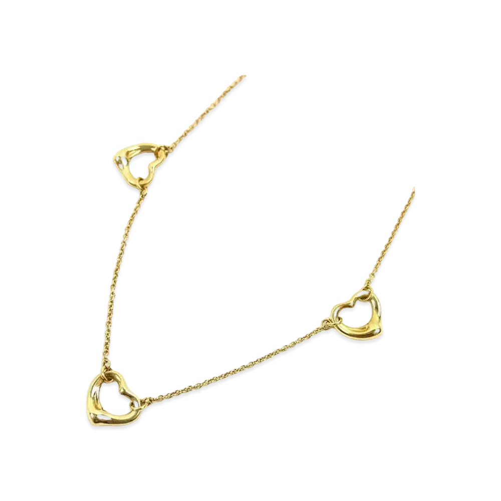 Tiffany & Co Open Heart Necklace "Gold"