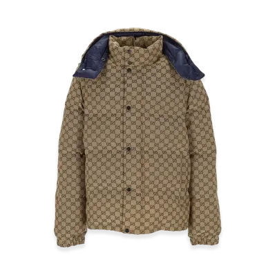 GUCCI GG Canvas Down Jacket "Printed"