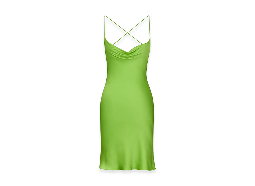 Saint Laurent Women's Dresses "Green"