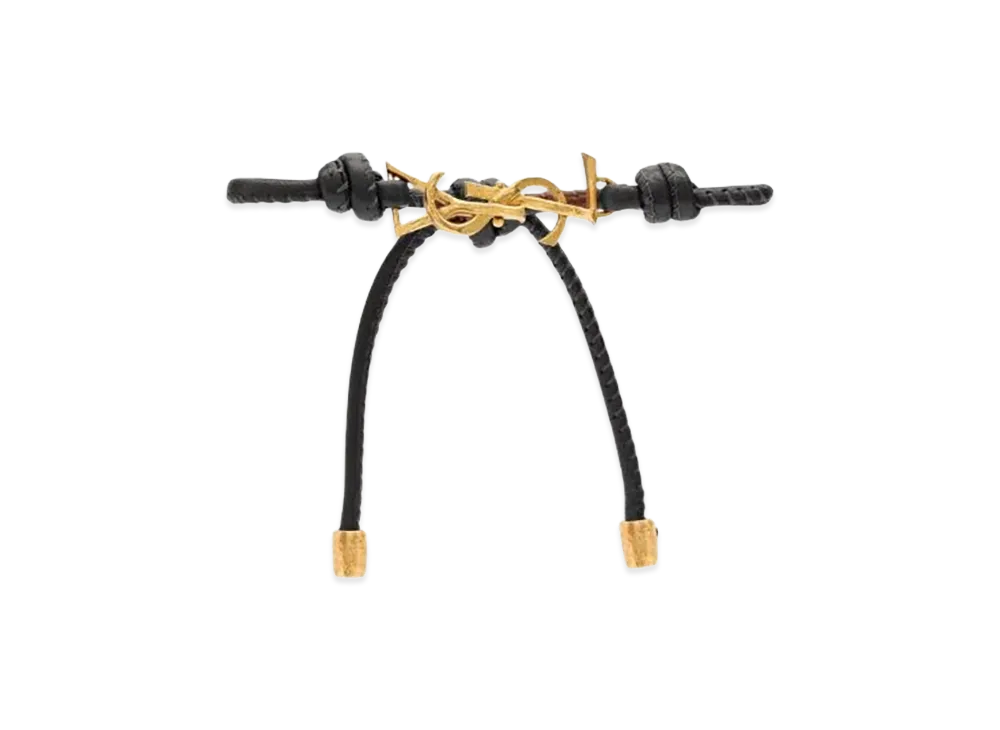 Saint Laurent Women's YSL Bracciale "Black"