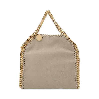 STELLA McCARTNEY Women's Shaggy Deer Micro Falabella Handbag "Beige/Sand"