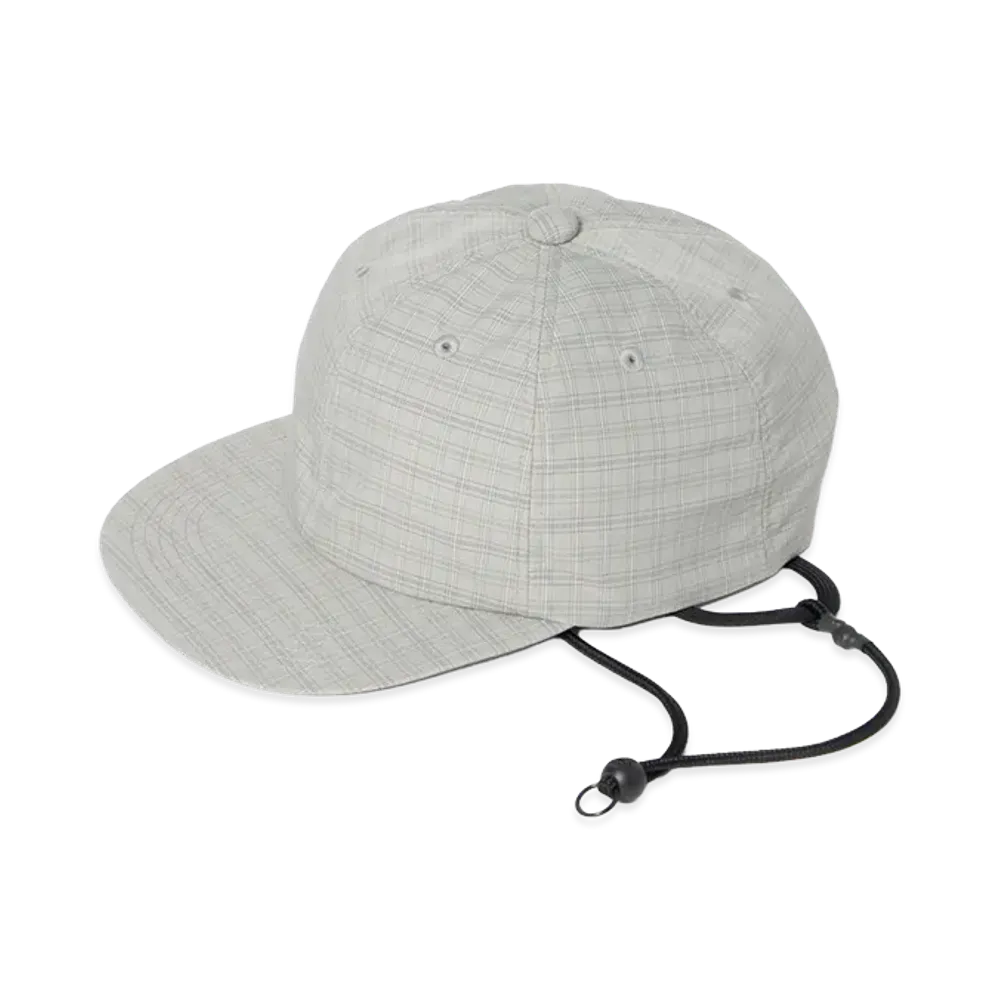 DAIWA PIER39 Tech 6Panel Cap Summer Plaid "Light Gray"