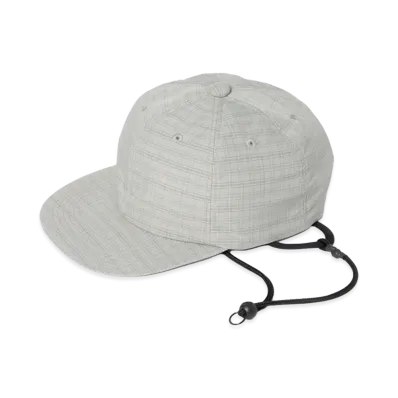 DAIWA PIER39 Tech 6Panel Cap Summer Plaid "Light Gray"