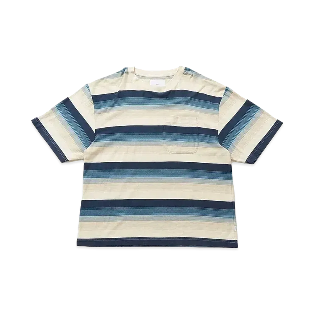 SUGARHILL MULTI STRIPE BIG TEE "BLUE STRIPE"