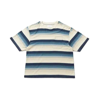 SUGARHILL MULTI STRIPE BIG TEE "BLUE STRIPE"