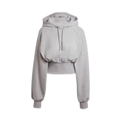 adidas by Stella McCartney Cropped Parka "Medium Grey Heather"