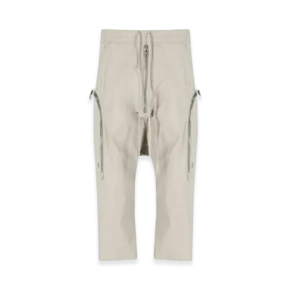 Rick Owens Zipper Detailed Drawstring Pants "Pearl"