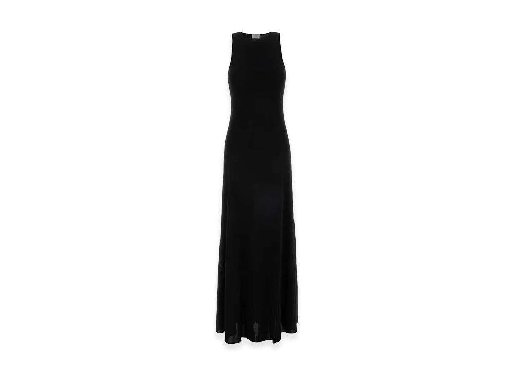 Saint Laurent Women's Viscose Blend Dress "Black"