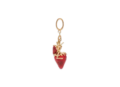 Saint Laurent Women's Keychains "Red/Gold"