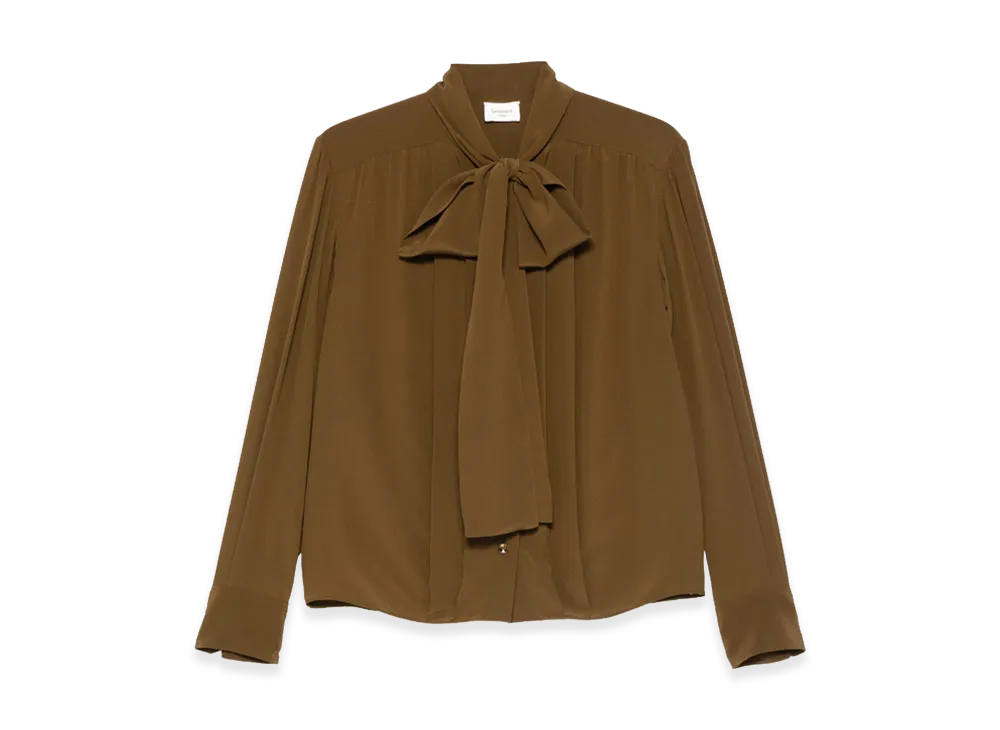 Saint Laurent Women's Shirt "Brown"