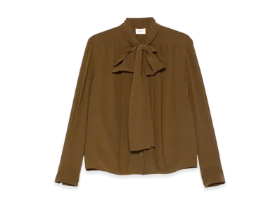 Saint Laurent Women's Shirt "Brown"