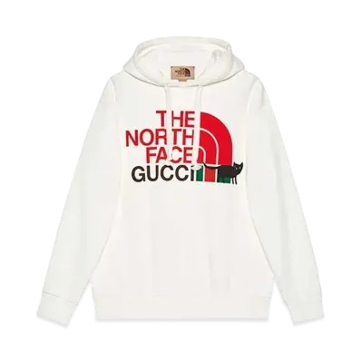 Gucci x The North Face Woman HOODED SWEATSHIRT "White"