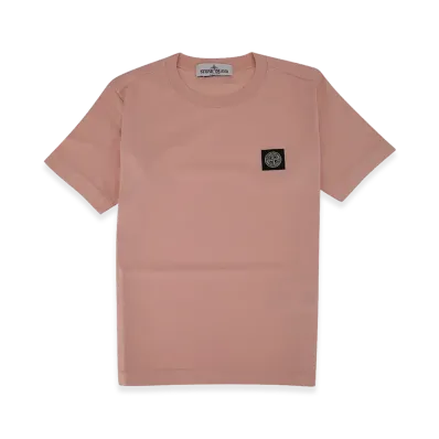 Stone Island Kids SS T-Shirt "Pink"