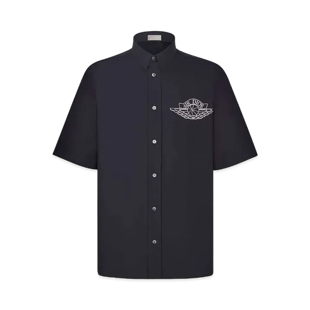 Dior x Air Jordan Wings S/S Shirt "Navy"
