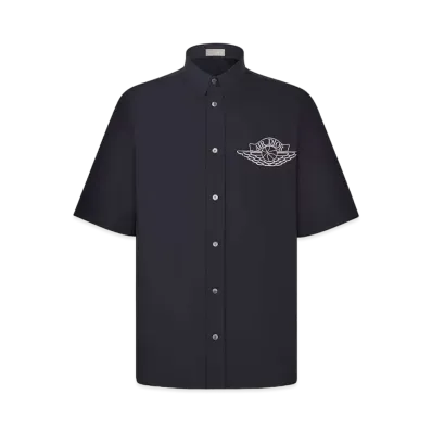 Dior x Air Jordan Wings S/S Shirt "Navy"