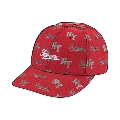 Supreme Monogram 6-Panel "Red"