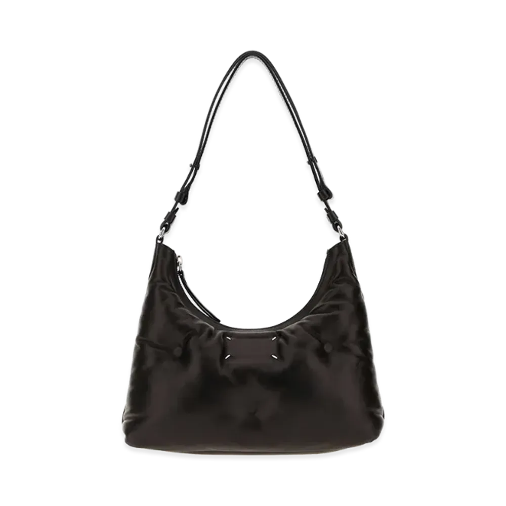 Maison Margiela Women's Leather Small Glam Slam Shoulder Bag "Black"