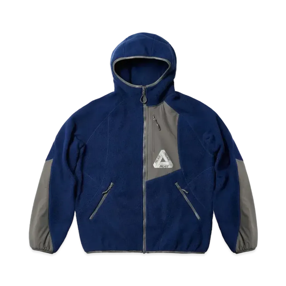 PALACE Therma Hooded Fleece Jacket "Blue"